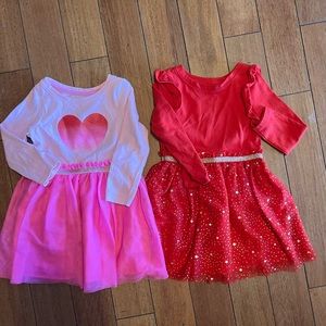 Two Toddler Girls Dresses 2T